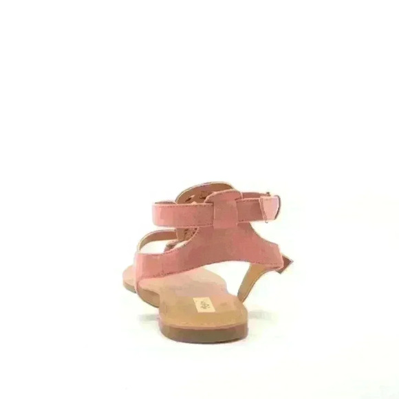 Dusty Rose Double Buckle Gladiator Sandal - Picture 3 of 3